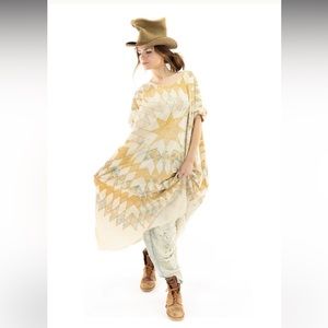 24 HOUR SALE. Magnolia Pearl Quiltwork Artist Smock Dress New Without Tags